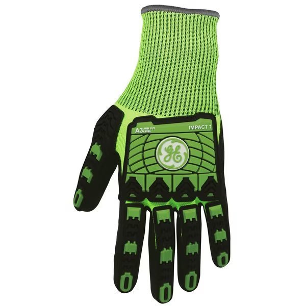Impact Gloves, Sandy Nitrile 13GA, 1 Pair, L, Ge, Mfr#: GG240LC